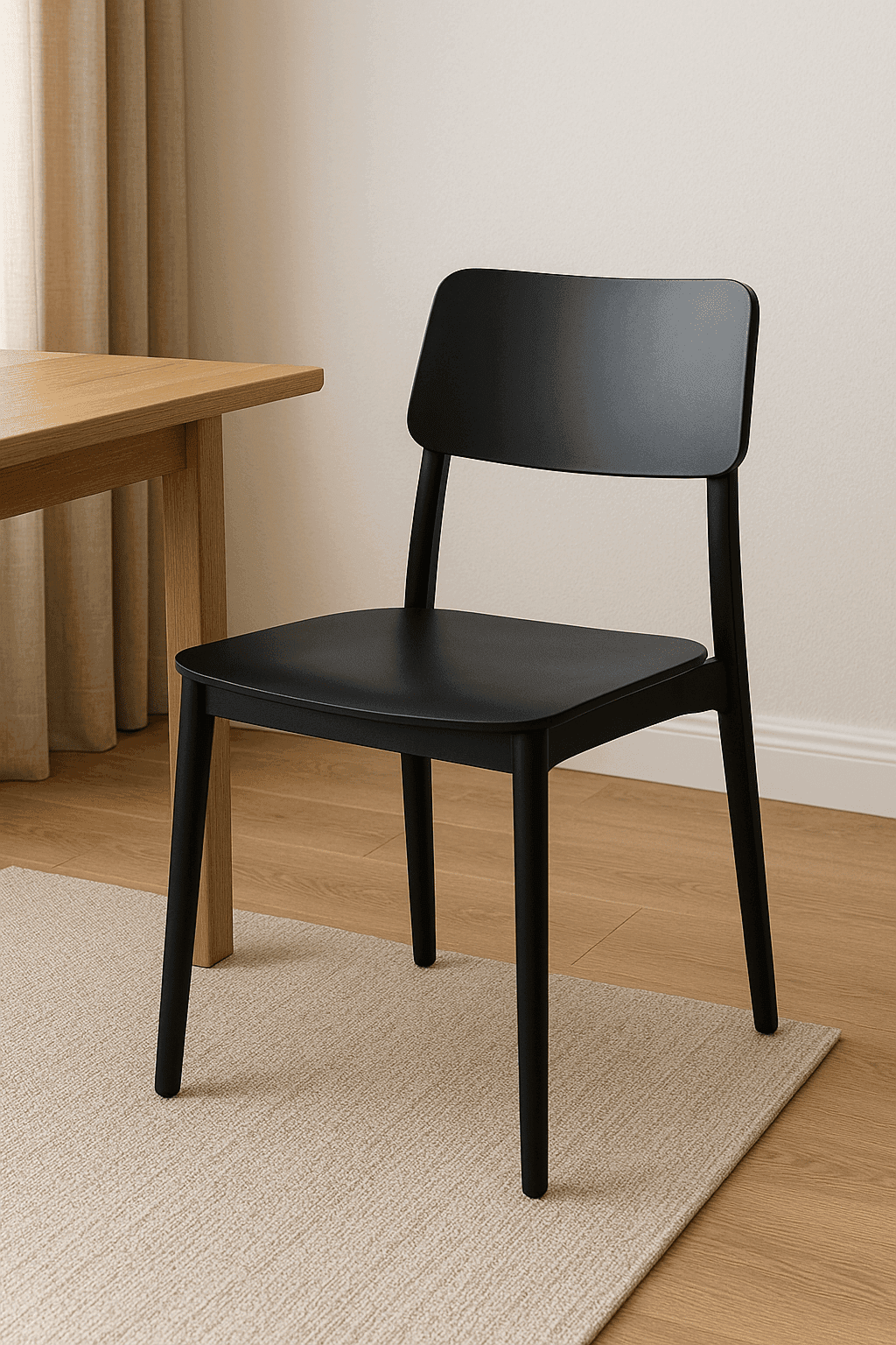 Modern Black Dining Chair